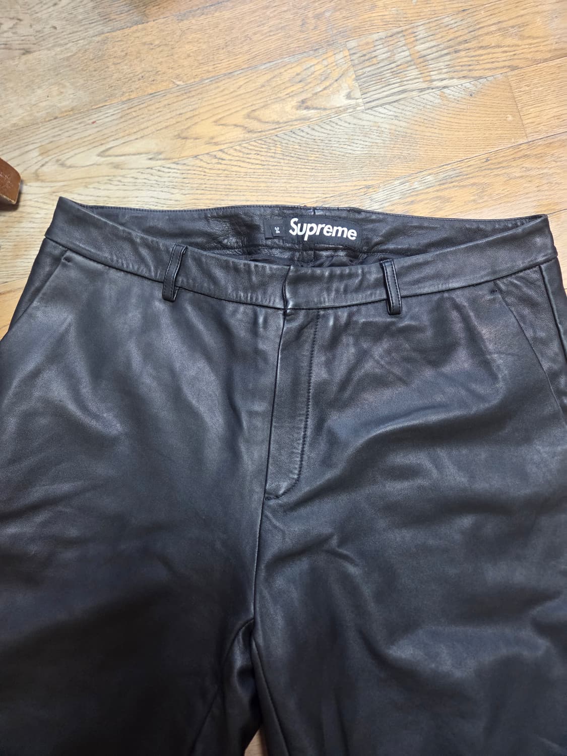 34) 슈프림 램스킨 레더팬츠 상품이미지3