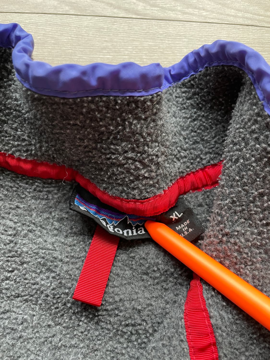 90s 파타고니아 신칠라 그레이 퍼플 rare 빈티지 상품이미지3