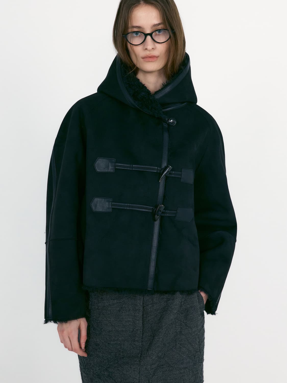 리버시블 더플 쇼츠 코트 상품이미지1