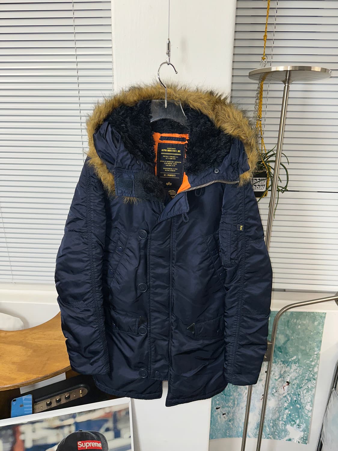 알파 n3b 네이비 패딩 상품이미지2