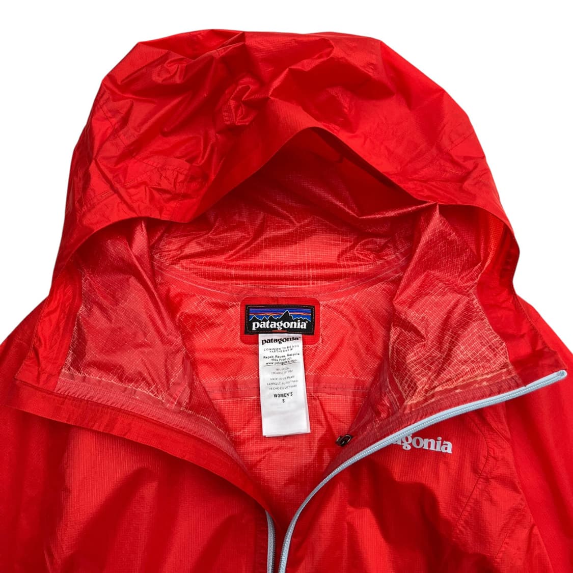 파타고니아 딥오렌지 후드 바람막이 S 상품이미지5