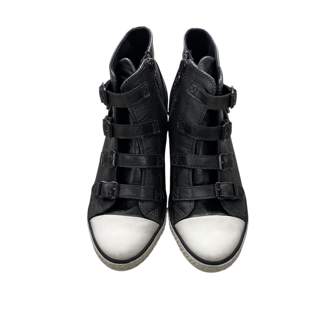 ash buckle wedge heel boots  상품이미지2