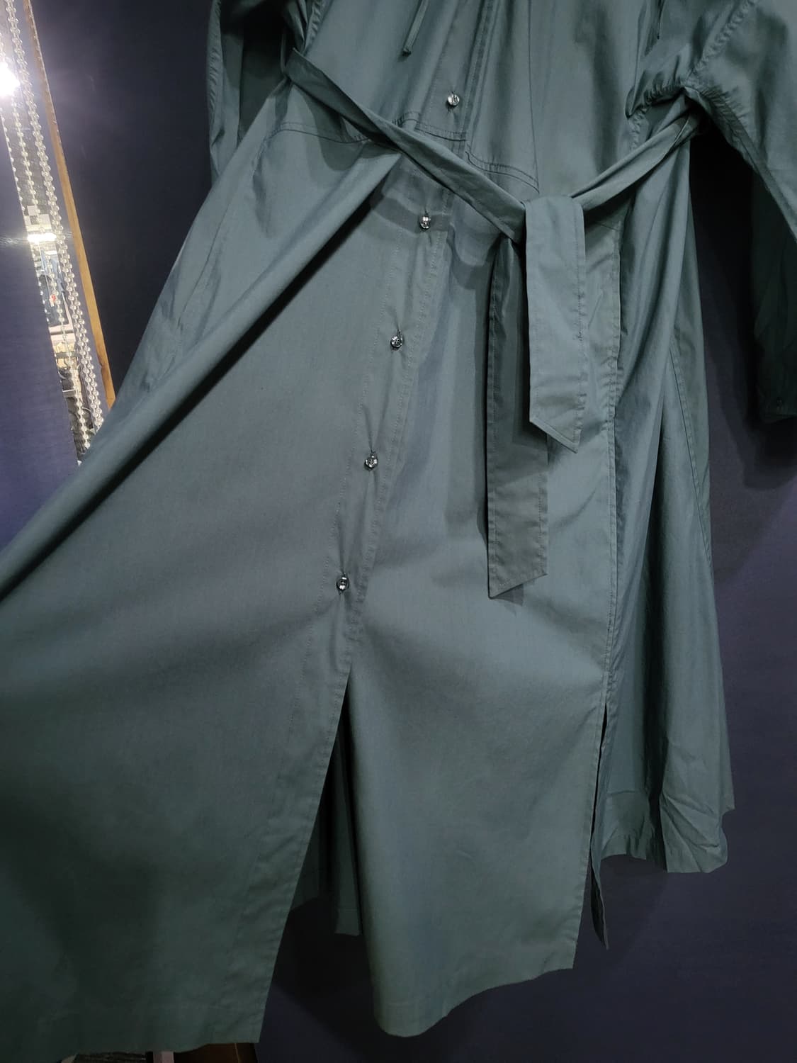 한섬 시스템 트렌치 셔링 롱자켓 상품이미지6