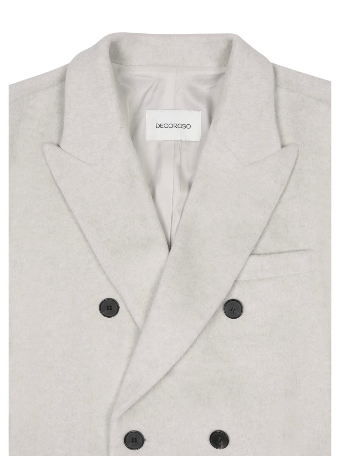 데꼬로소 테일러드 롱코트 Oatmeal 상품이미지7