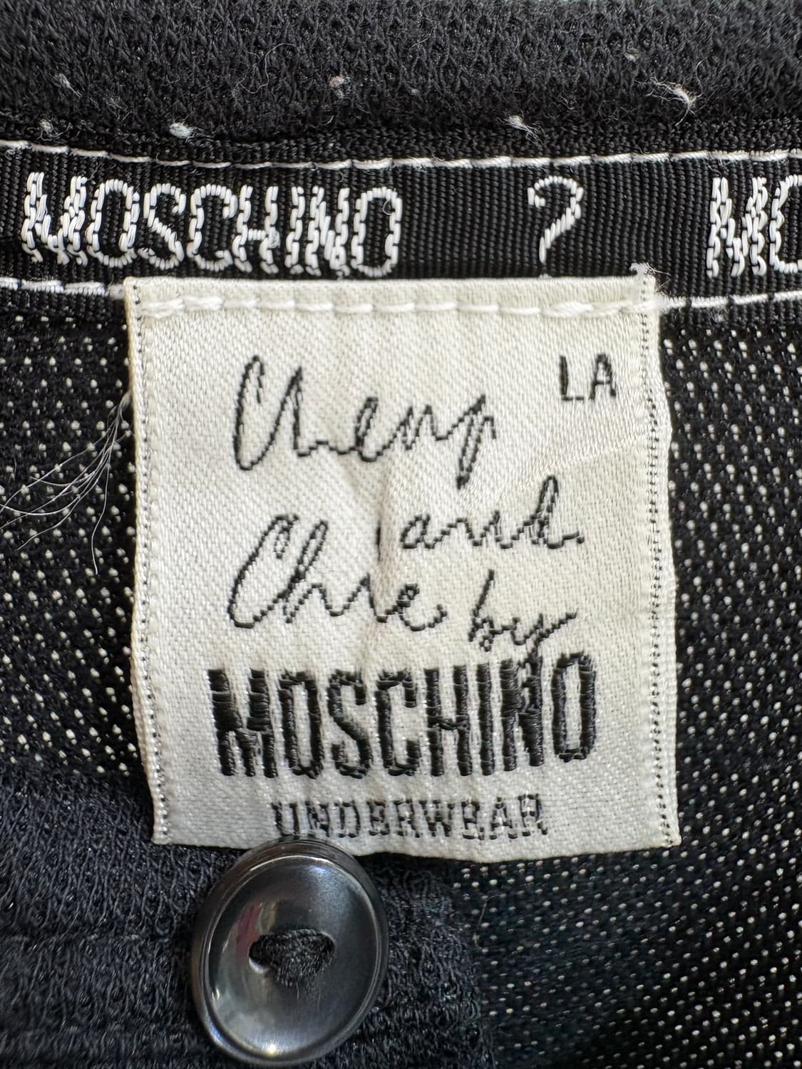 MOSCHINO (Made in Japan) 헨리넥반팔 상품이미지6