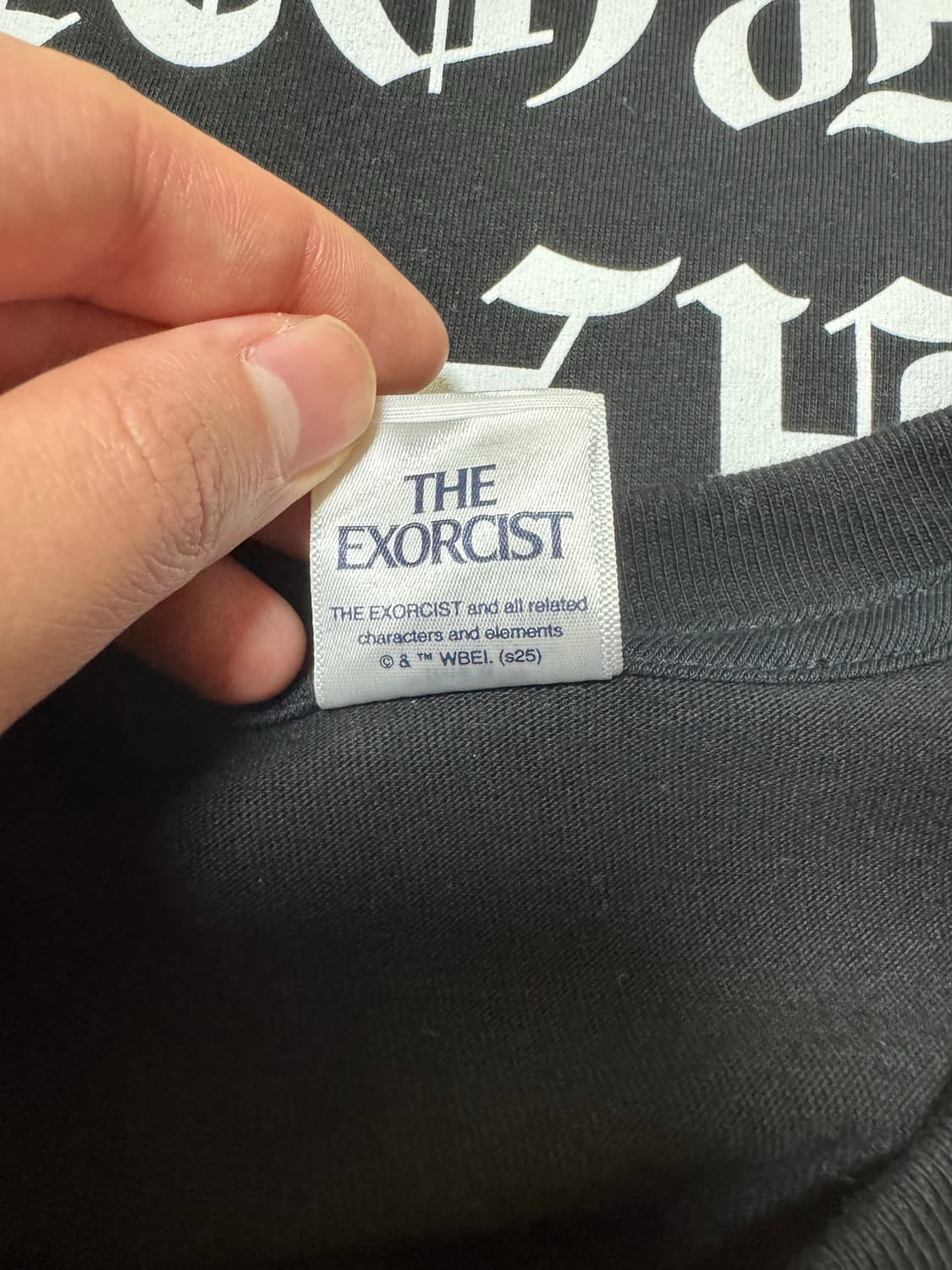 슈프림 더 엑소시스트 마더 롱슬리브 티셔츠 블랙 - 25FW 상품이미지4