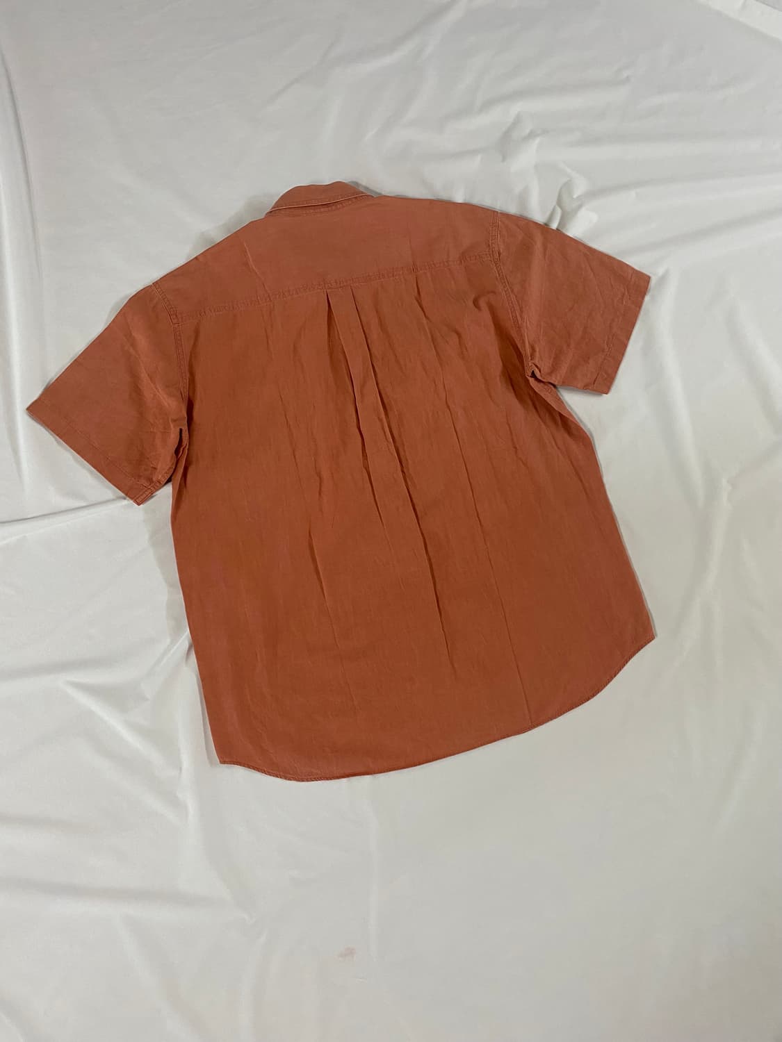 [L] L.L.Bean 엘엘빈 빈티지 워싱 코튼 하프 반팔 셔츠 상품이미지9