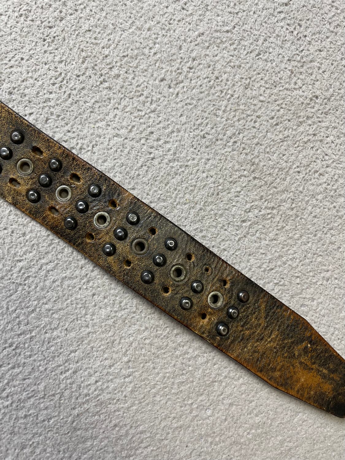 빈티지 소가죽벨트 상품이미지5