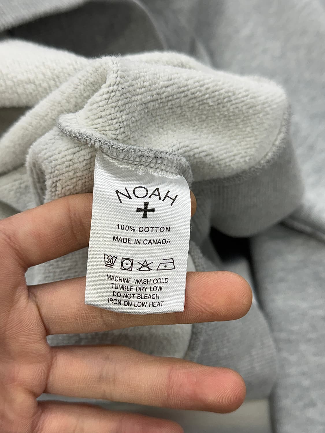 노아 그레이 헤더 하프 집업 스웨트 카라 자켓 상품이미지8