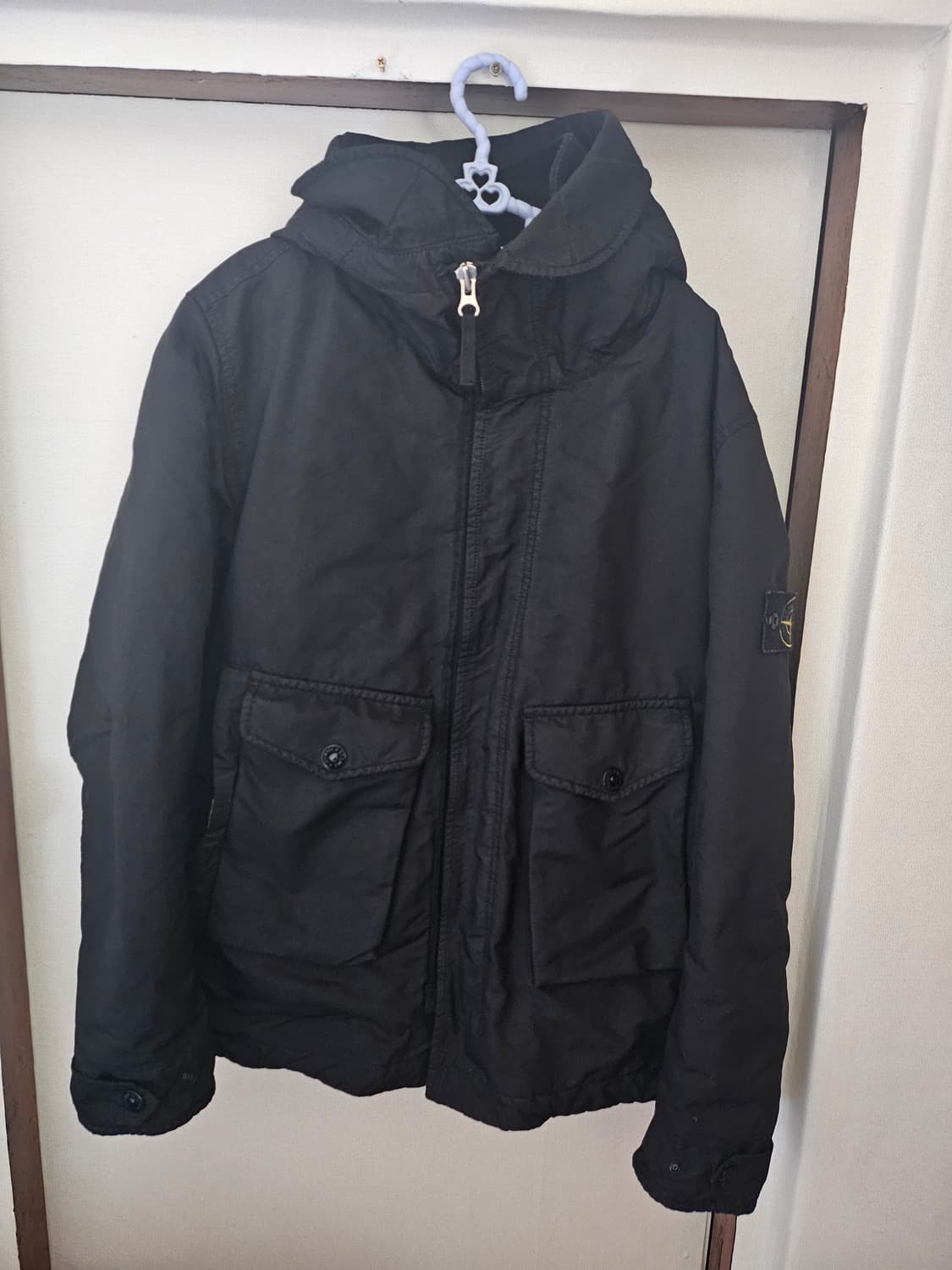 스톤아일랜드 다비드-tc 숏패딩 블랙  L(100-105) 상품이미지1