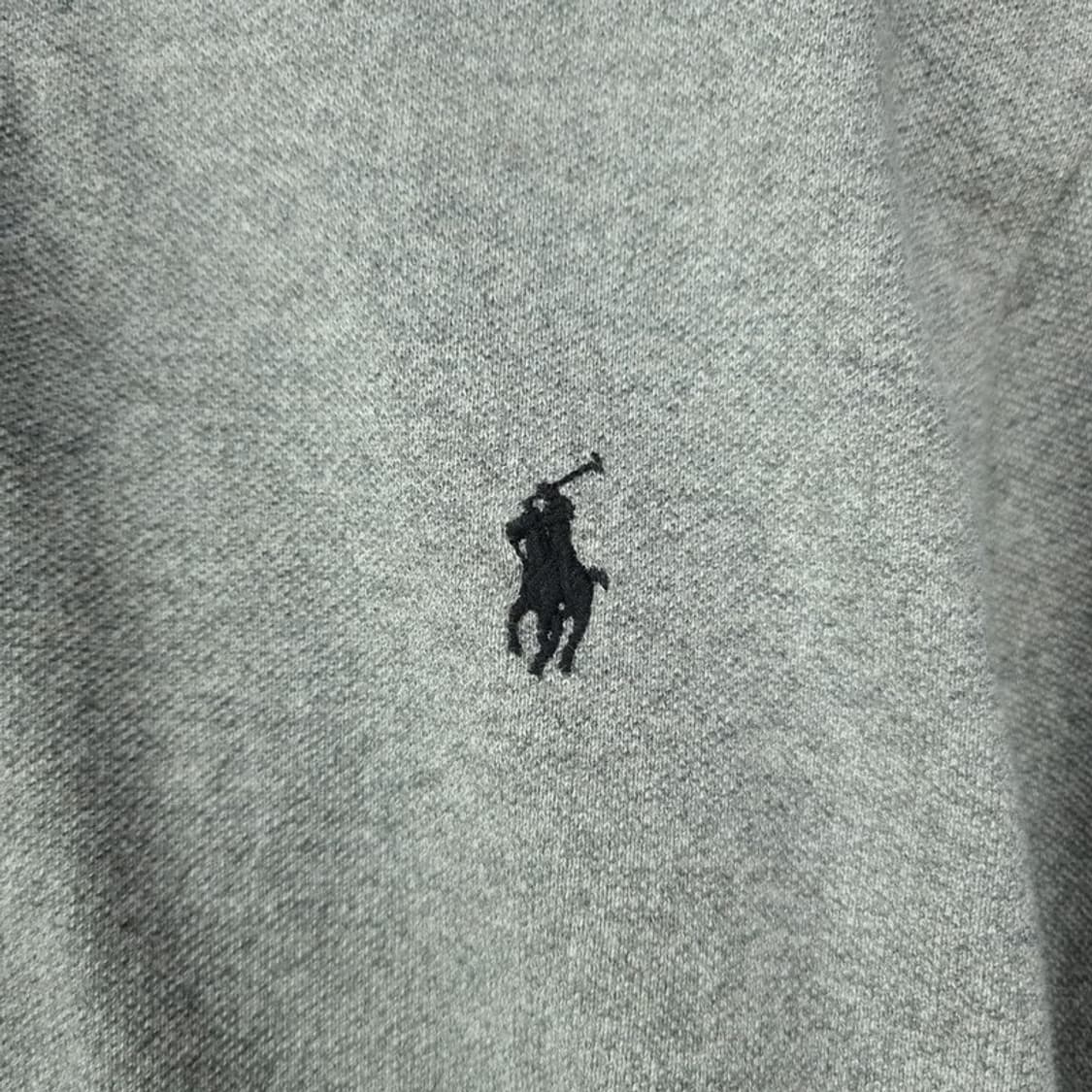 [폴로 랄프로렌] 포니 로고 자수 긴팔 카라티 그레이 M20158 상품이미지7