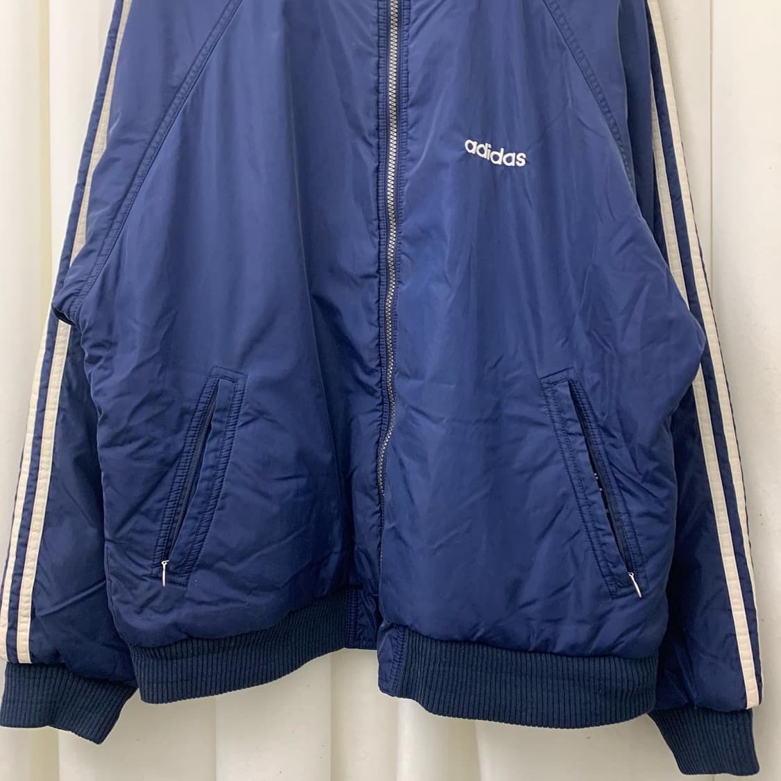 아디다스 블루 그레이 리버시블 점퍼 상품이미지4