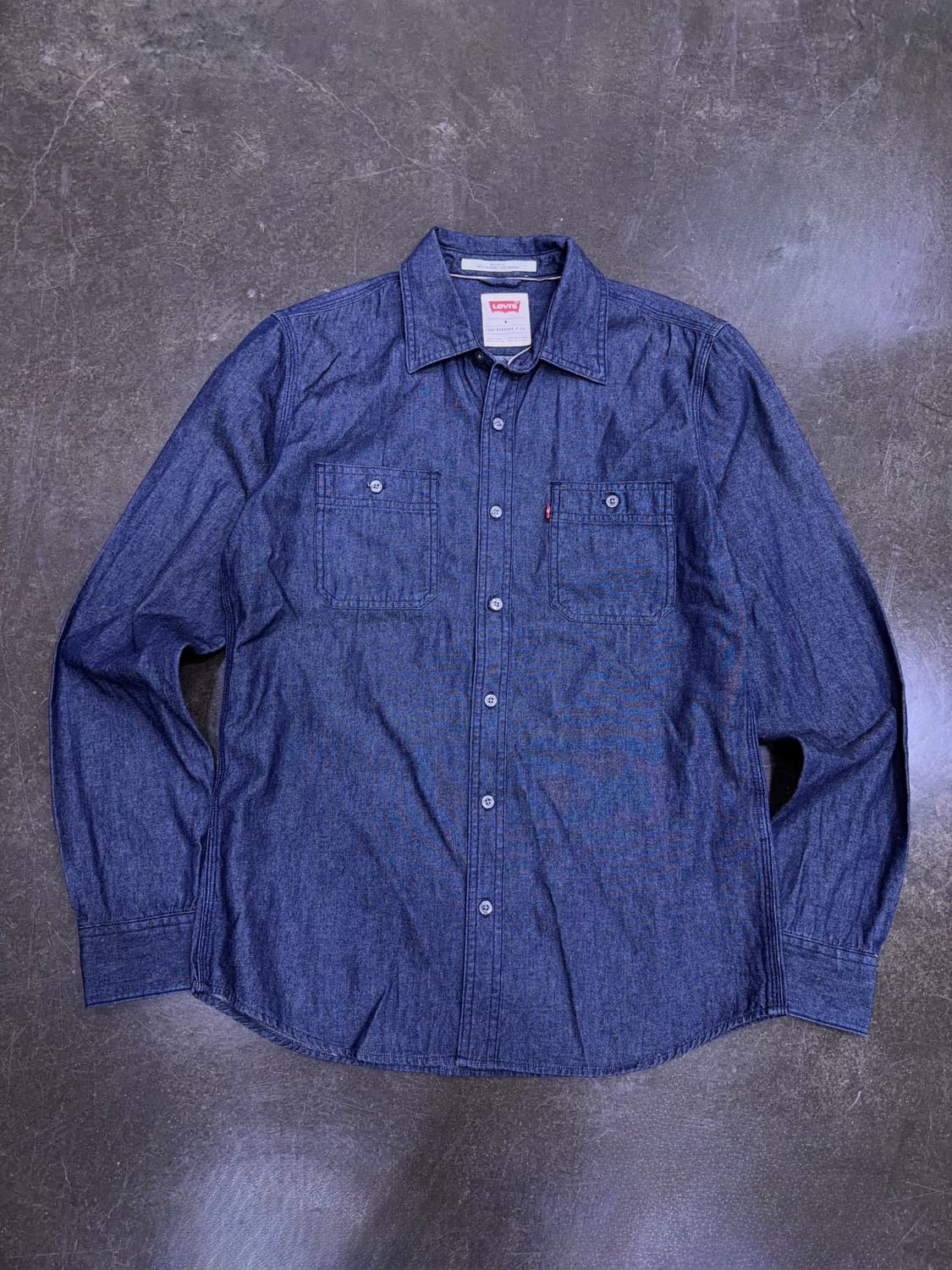 리바이스 샴브레이셔츠 데님셔츠 인디고 모던핏 M 상품이미지1