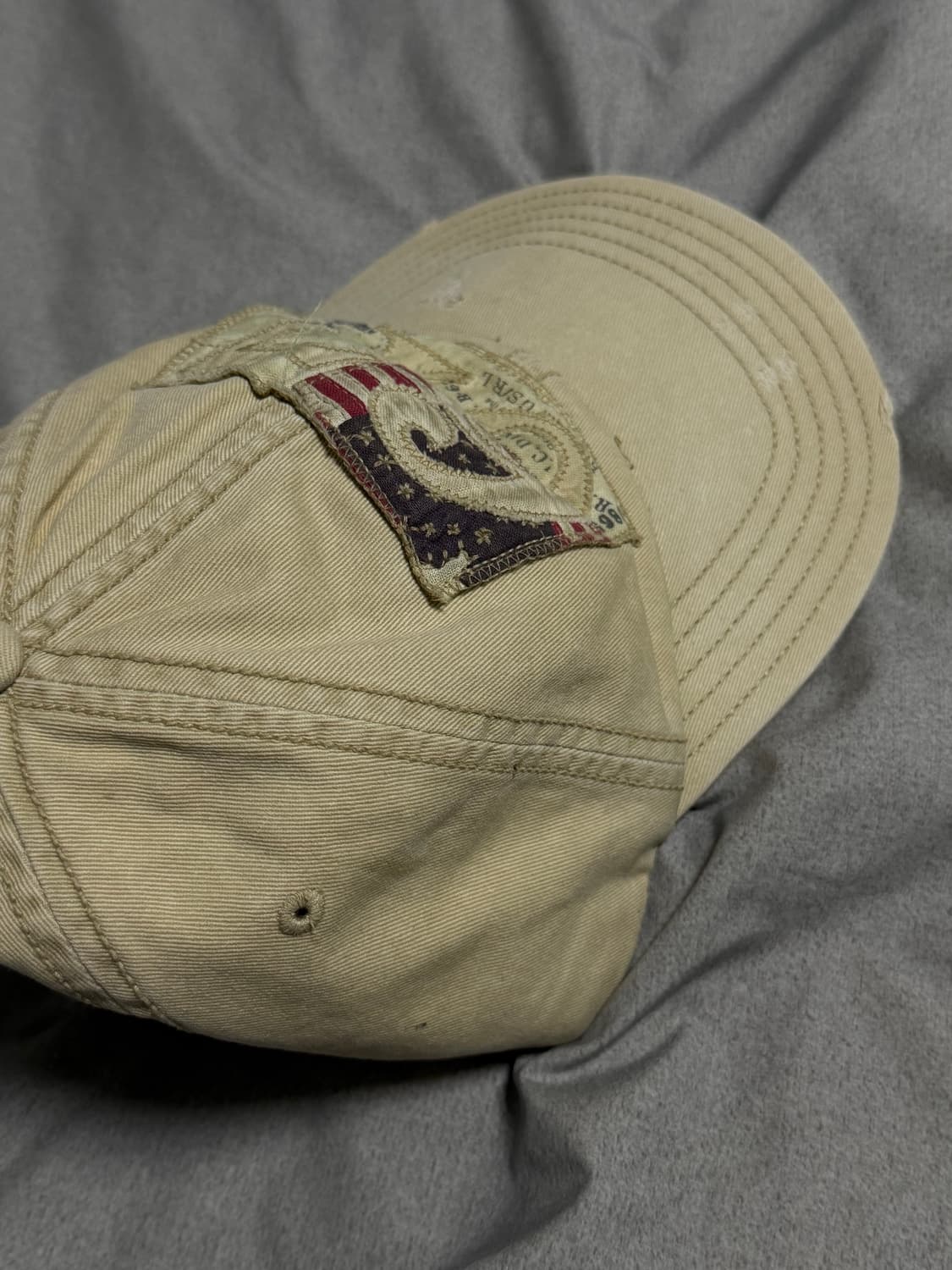 레어 빈티지 폴로진스 USA 플래그 패치 볼캡 상품이미지6