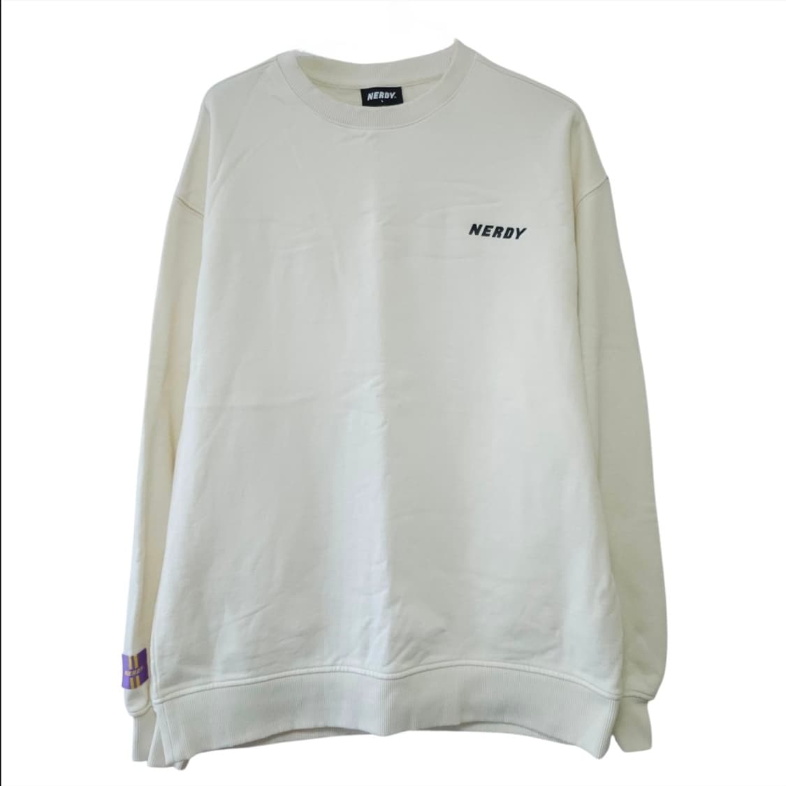 널디 맨투맨티셔츠 105-110 XL 남여 아이보리 상품이미지1