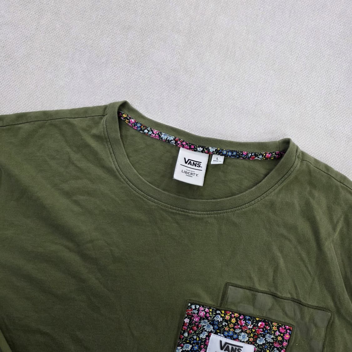 [L] 반스 리버티 오버핏 꽃 프린팅 긴팔티 1230J 상품이미지2