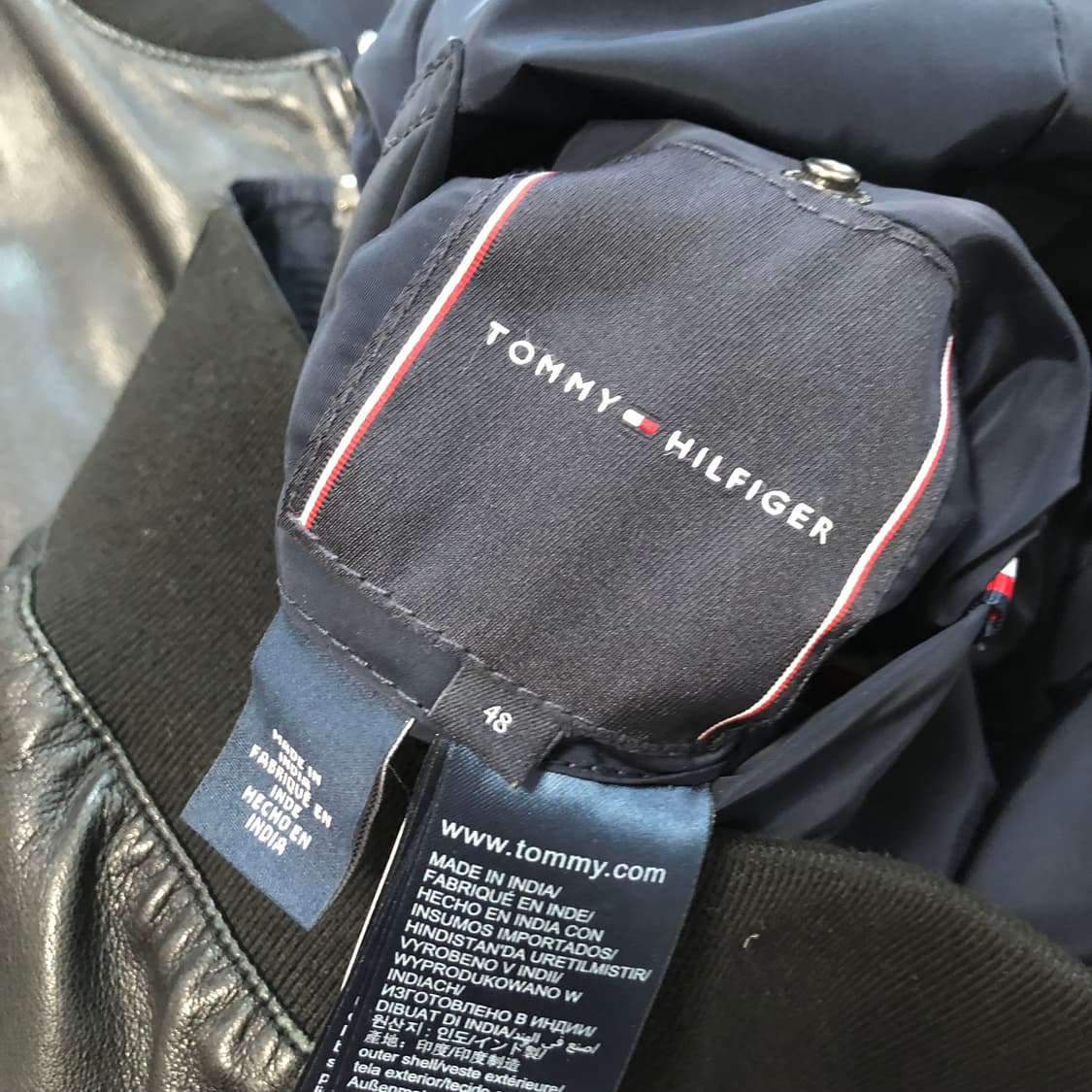 타미힐피거 리버시블 레더 봄버자켓  상품이미지8