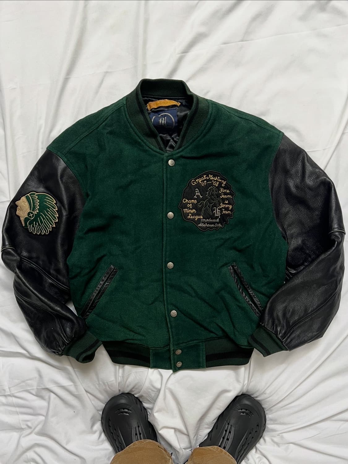 ABAHOUSE 아바하우스 바시티자켓 상품이미지2