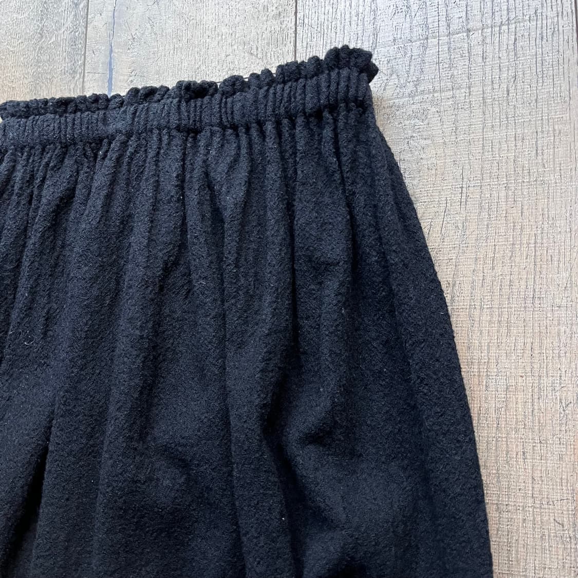 Fulling Wool Ribbon Cubic Skirt 상품이미지4