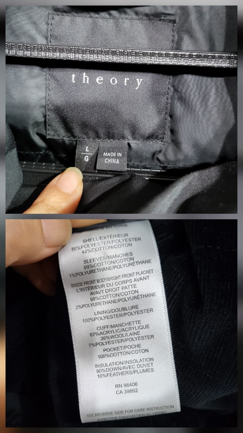 띠어리 다운패딩 상품이미지8