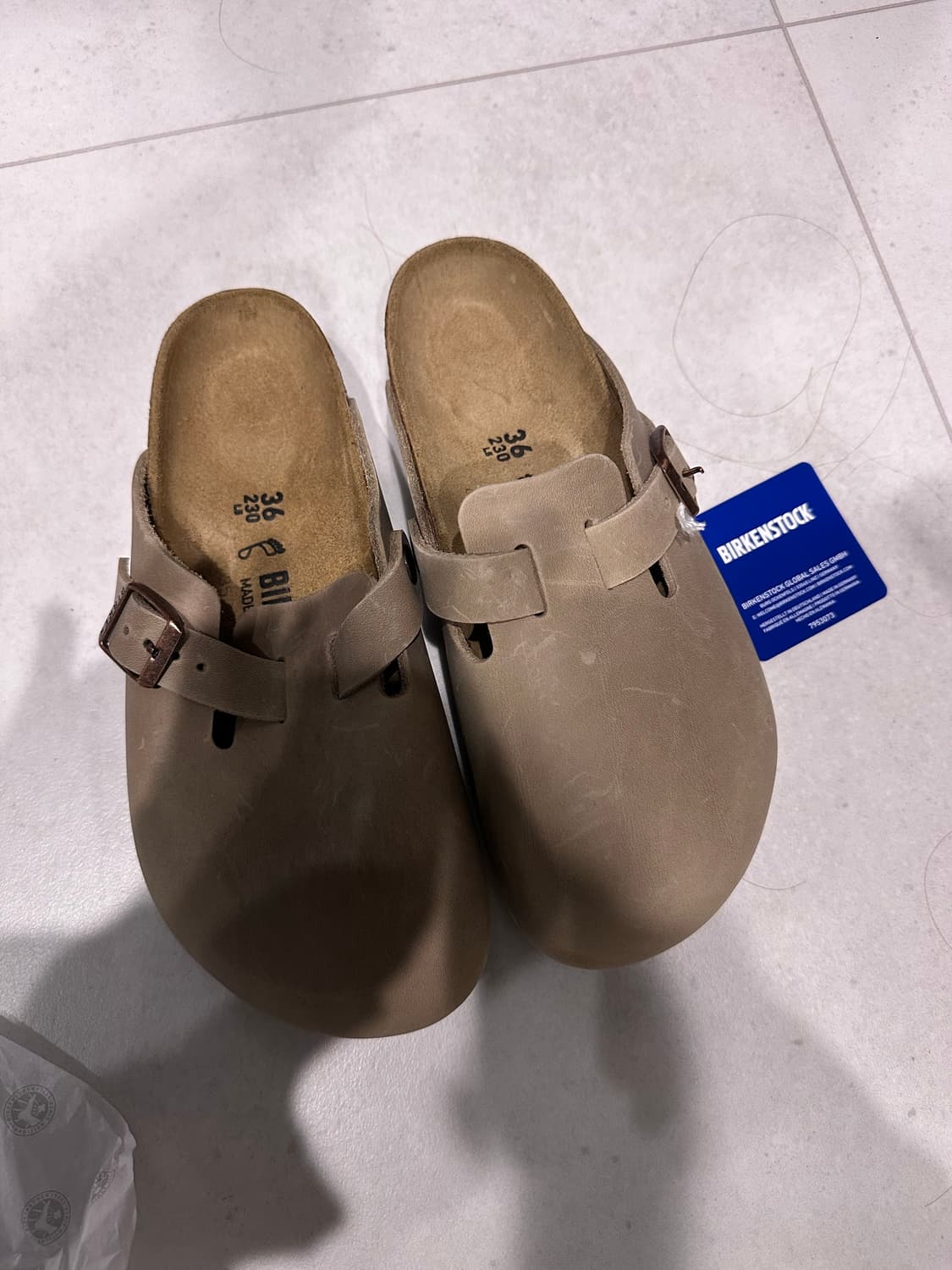 버켄스탁 보스턴 오일드레더 토바코 36사이즈(230) 상품이미지1