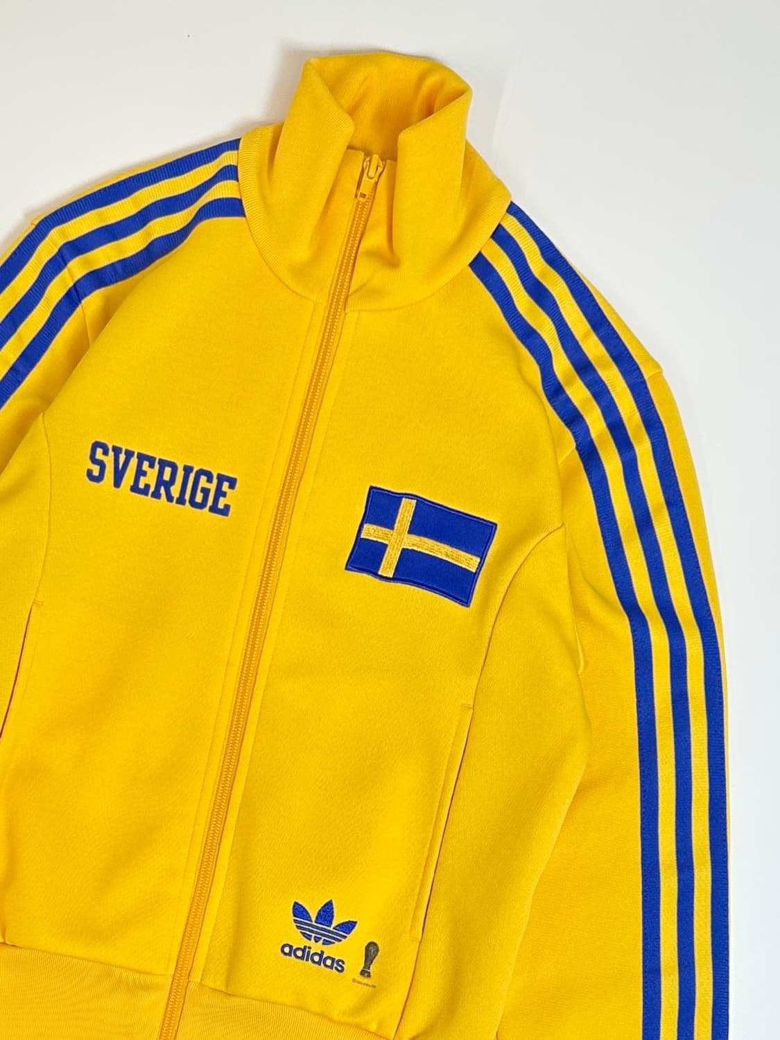 아디다스 옐로우 하이넥 져지 트랙탑/44 상품이미지2