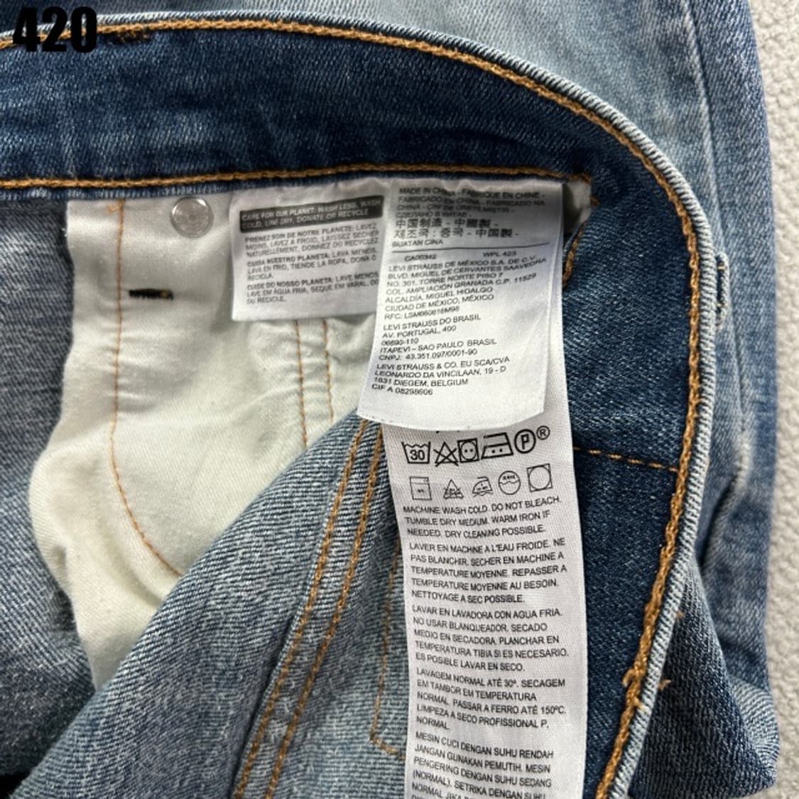 리바이스 데님 청바지  상품이미지3