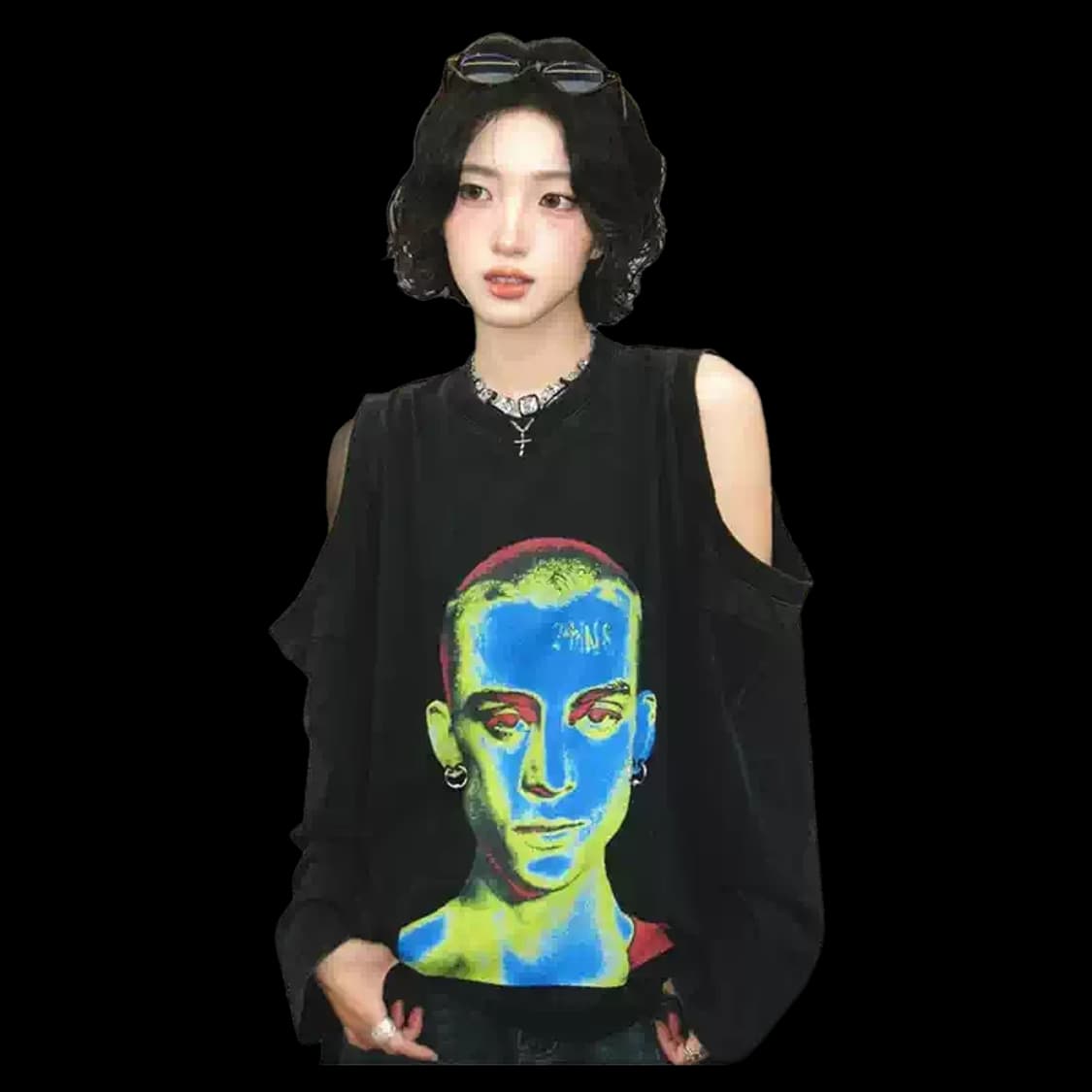 24ans 오프숄더 박시티 상품이미지10