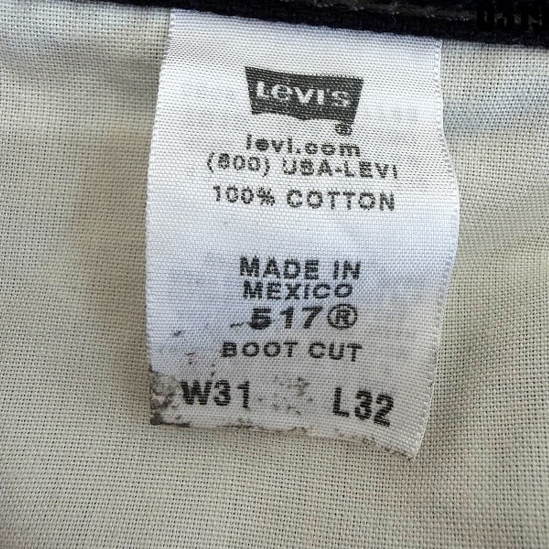 Levi’s 517 부츠컷 데님 팬츠 31 0319  상품이미지9