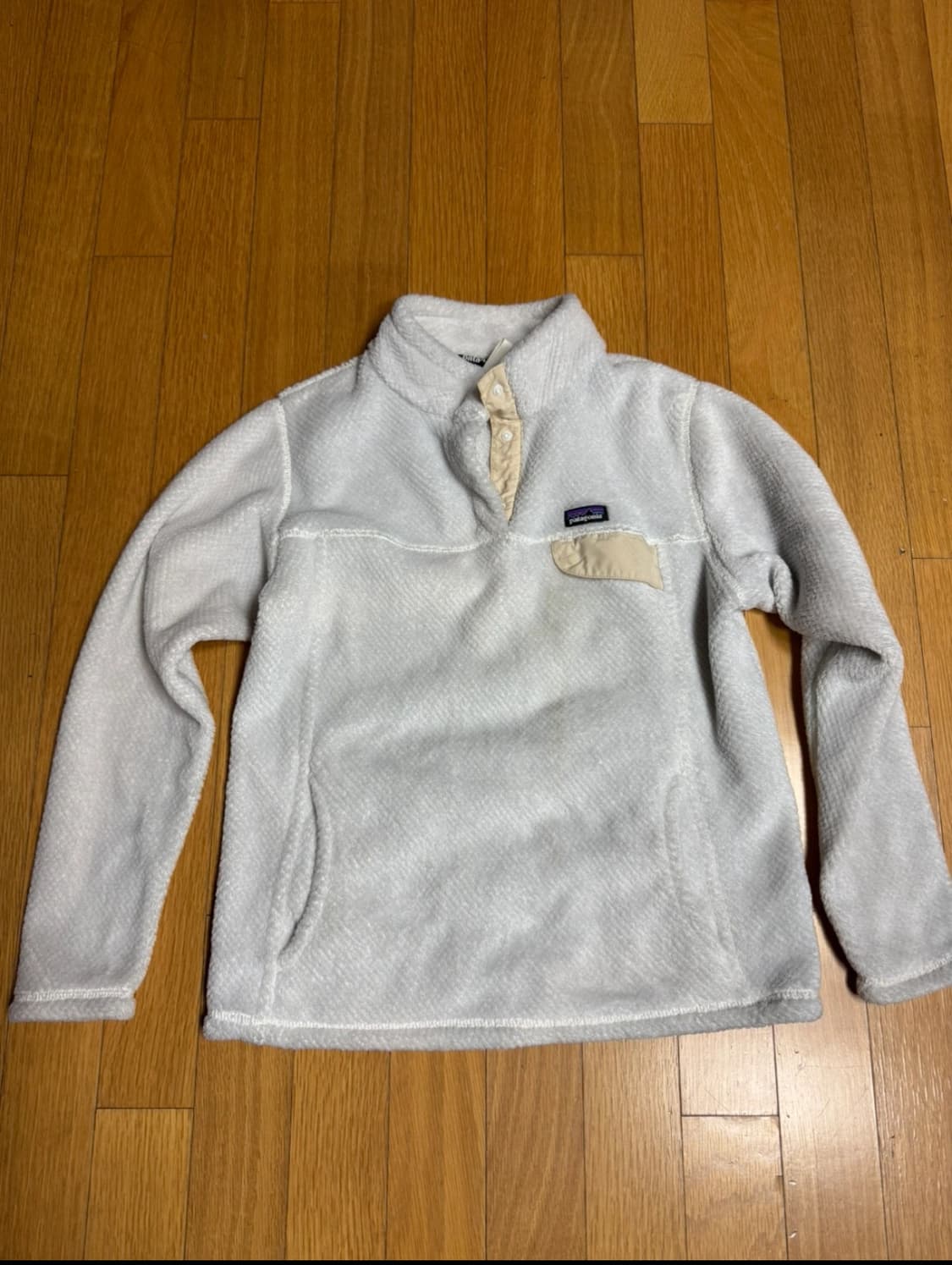 파타고니아 신칠라 풀오버 주니어 XXL 화이트 상품이미지1