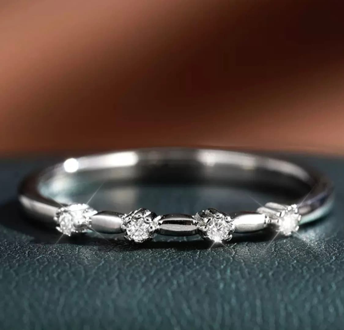 모이사나이트 반지 상품이미지1