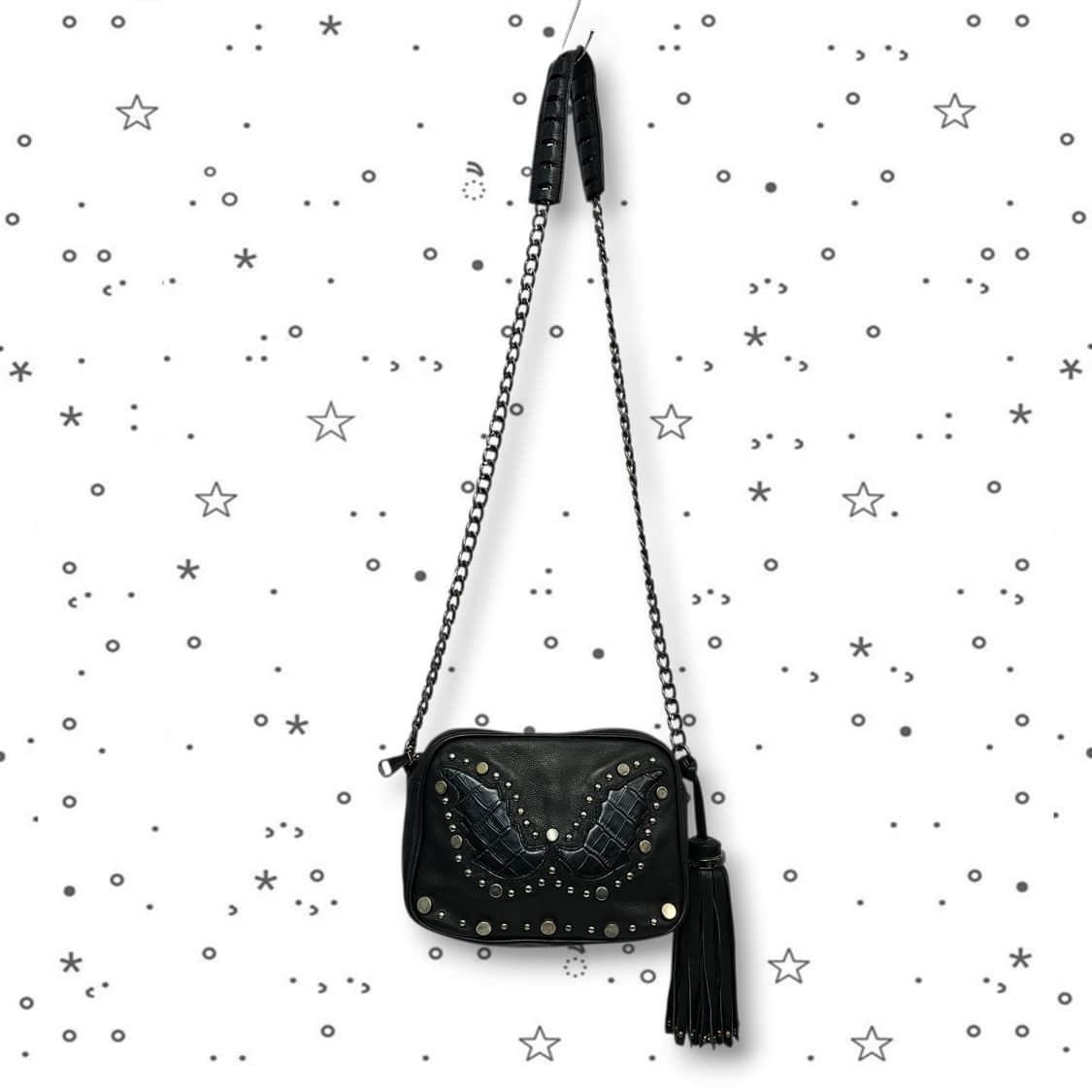 Uterque 스터드 악마 날개 크로스백 상품이미지1