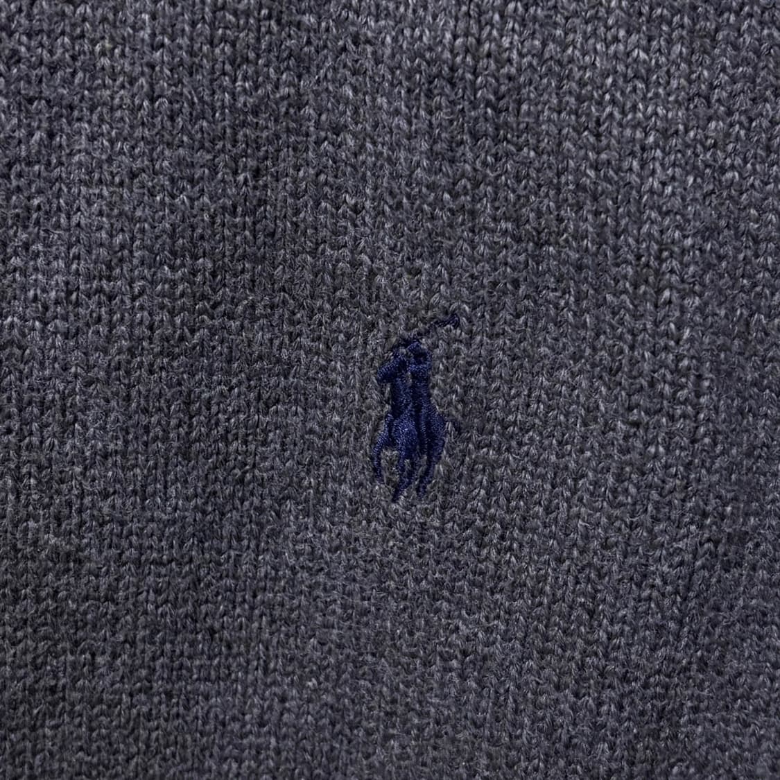 폴로 랄프로렌 차콜 반집업 니트 L 상품이미지4