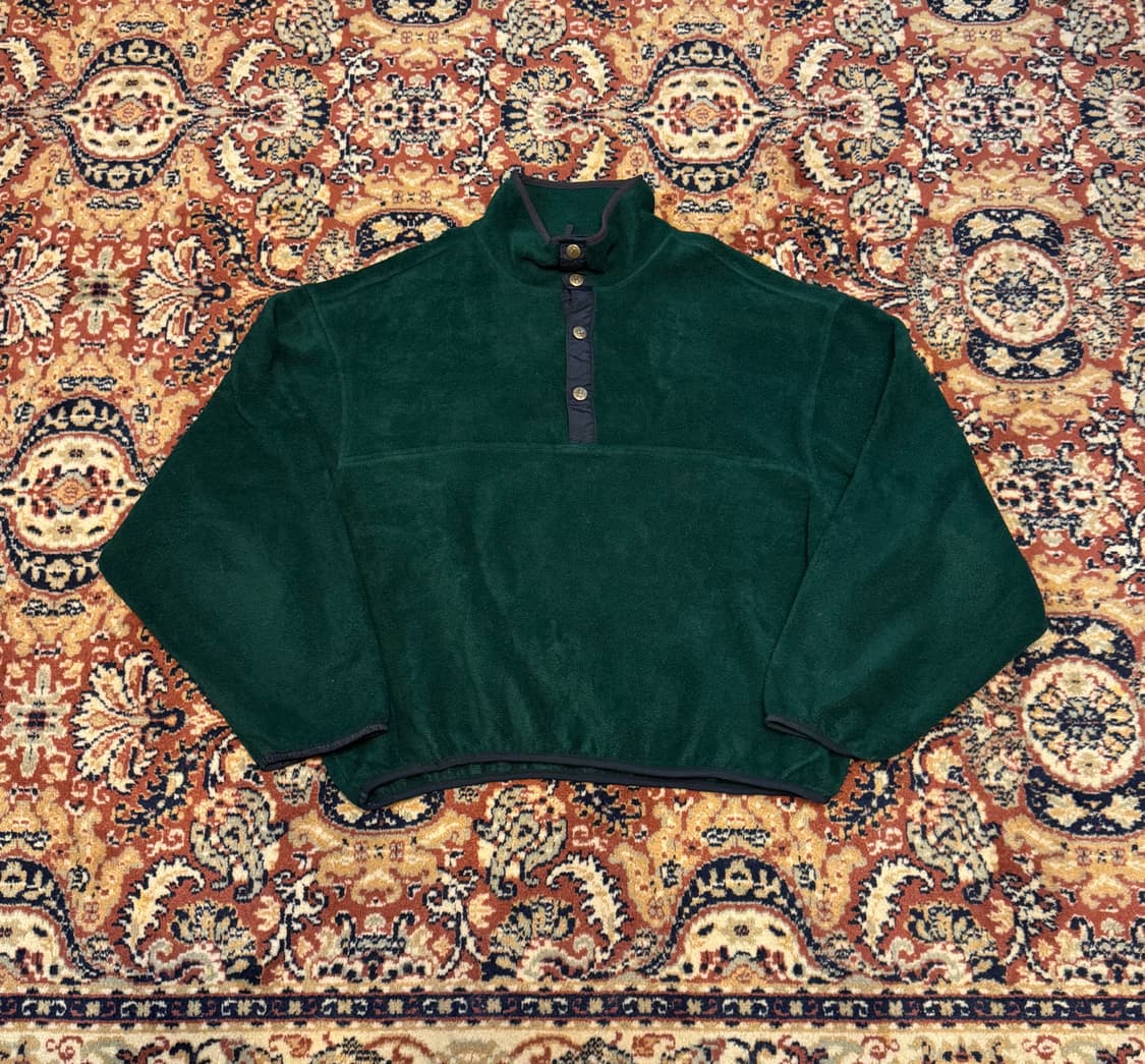 made in USA 빈티지 울리치 플리스 스냅티 "XL" (497) 상품이미지2