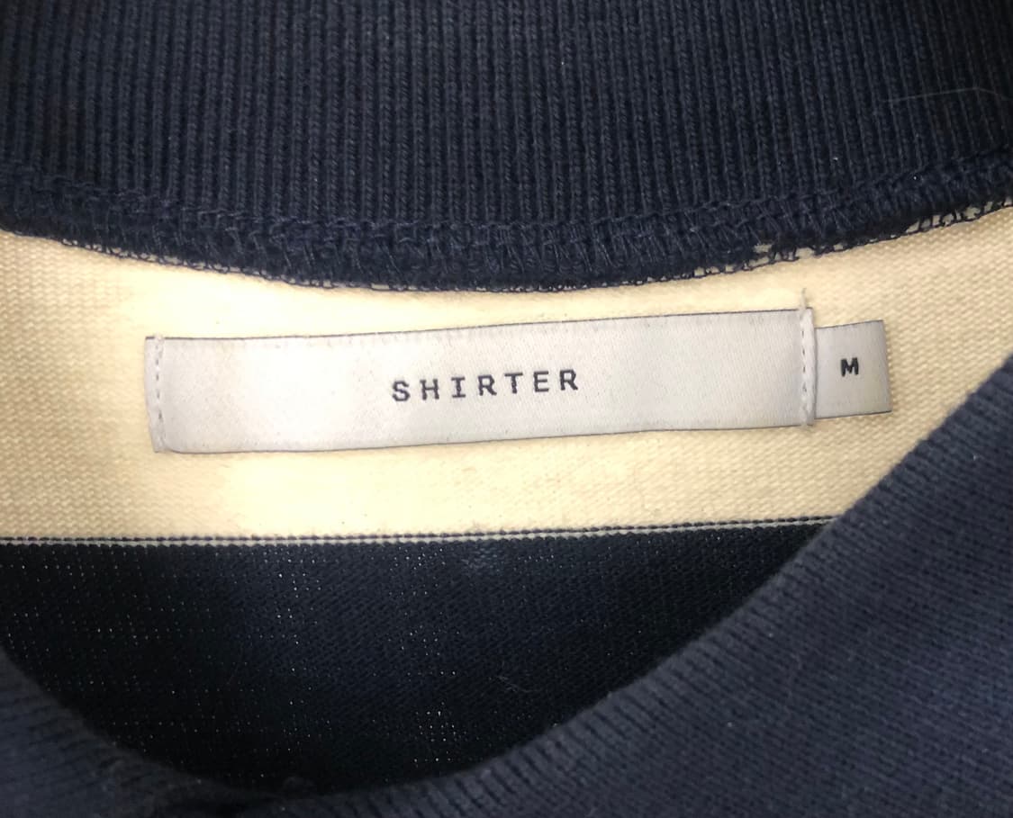 SHIRTER 스트라이프 럭비 티셔츠 M 상품이미지2