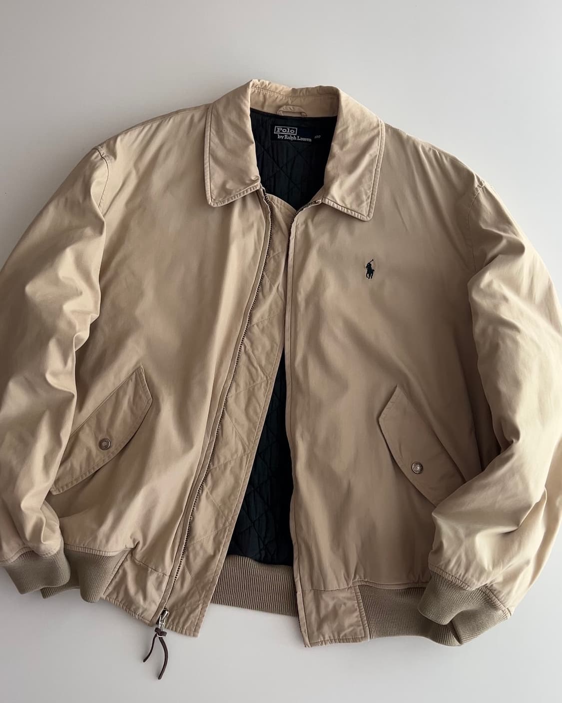 폴로 랄프로렌 퀼팅 안감 봄버 자켓  100 상품이미지2
