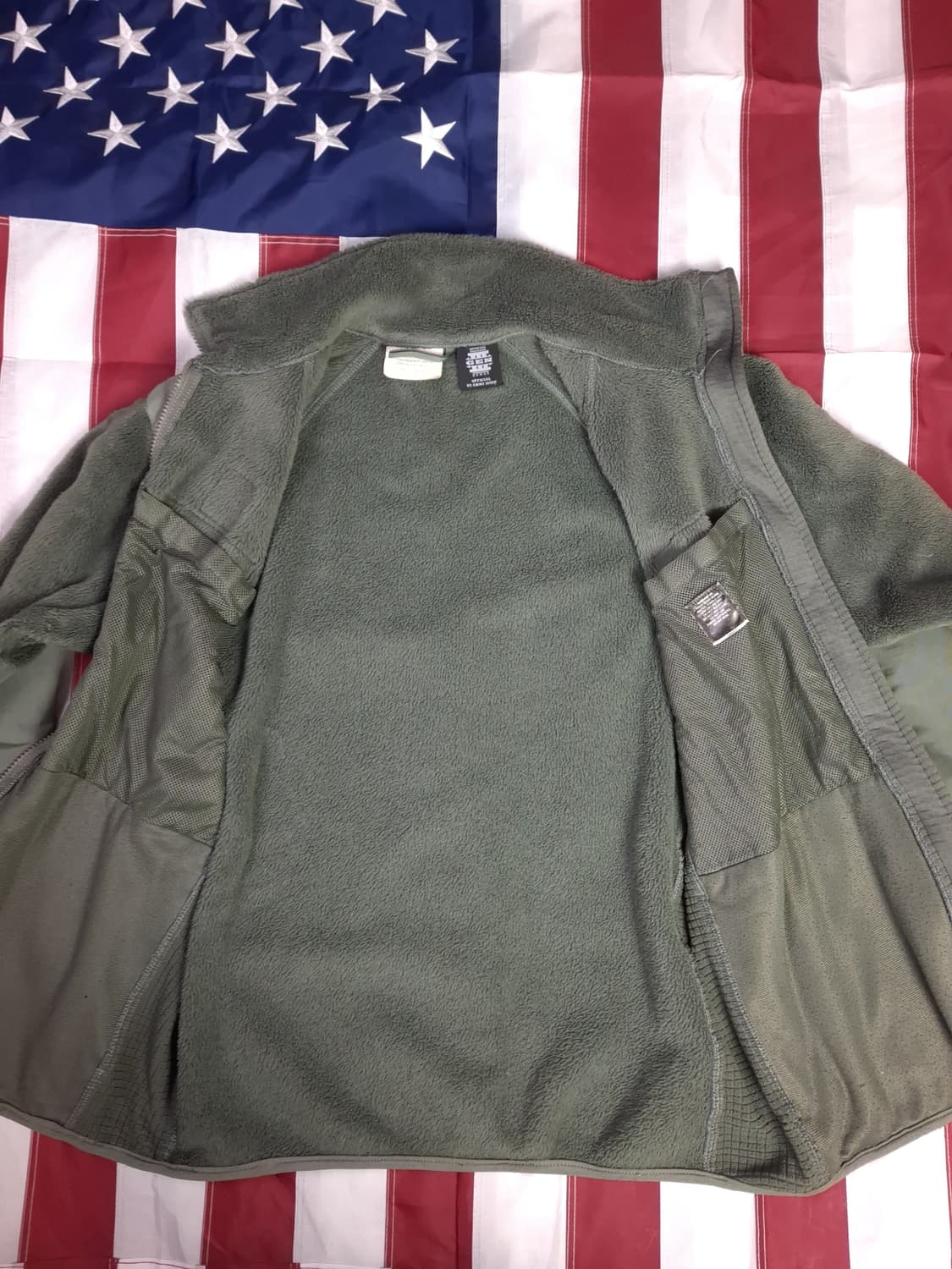오리지날 미군 지급용 ACU 폴라텍 플리스 자켓 상품이미지6