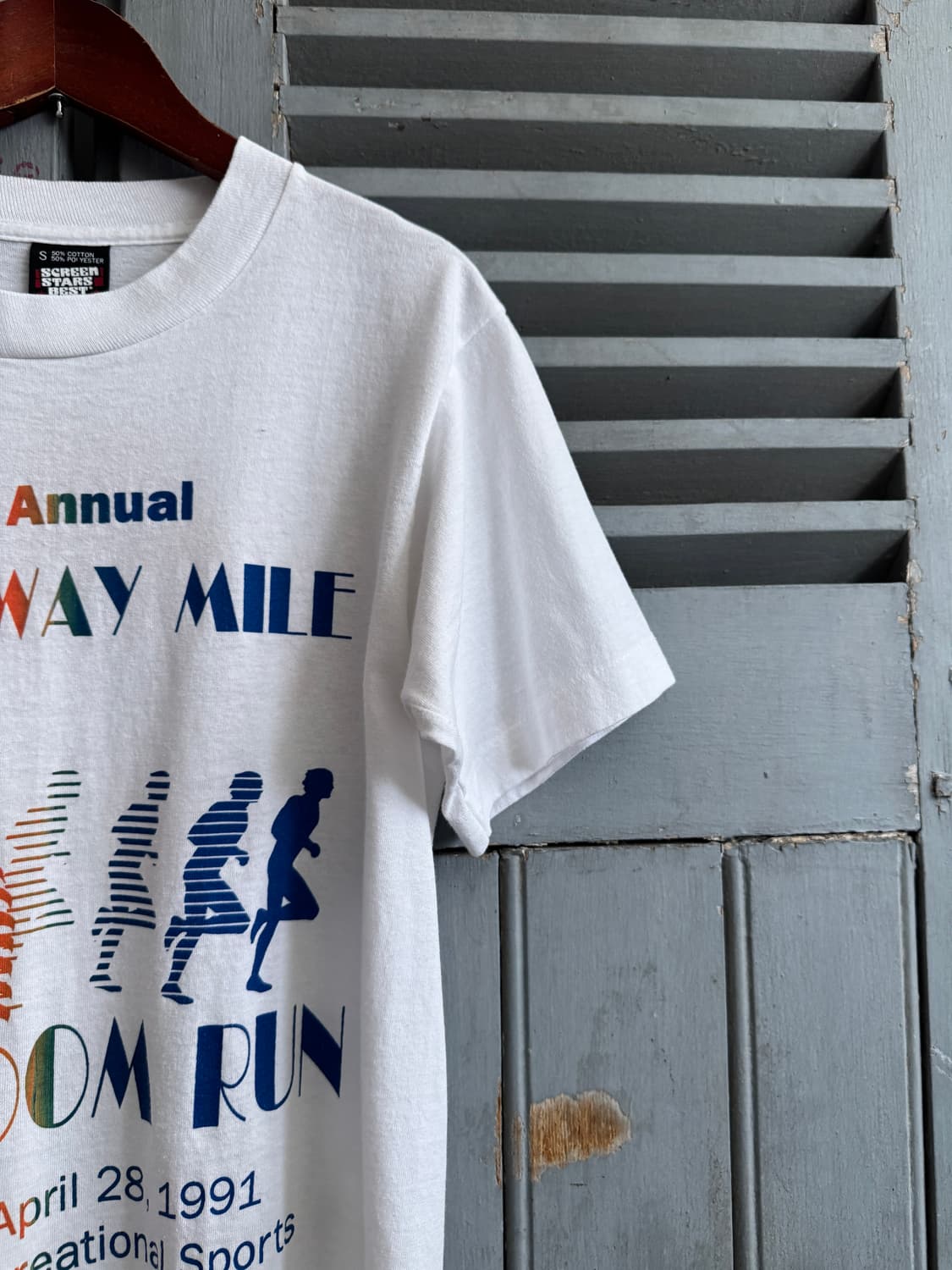 [S]1991 BROADWAY MILE 마라톤 티셔츠 상품이미지5