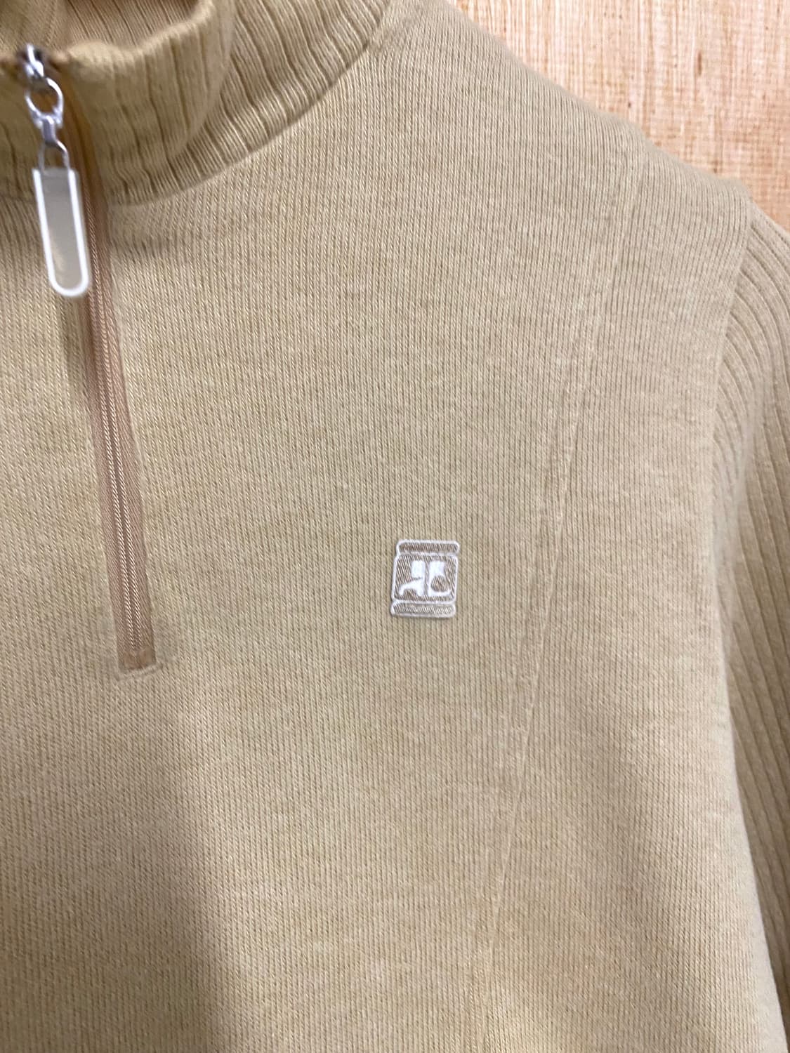 COURREGES half zip-up knit 쿠레쥬 쿼터집업 니트 상품이미지5