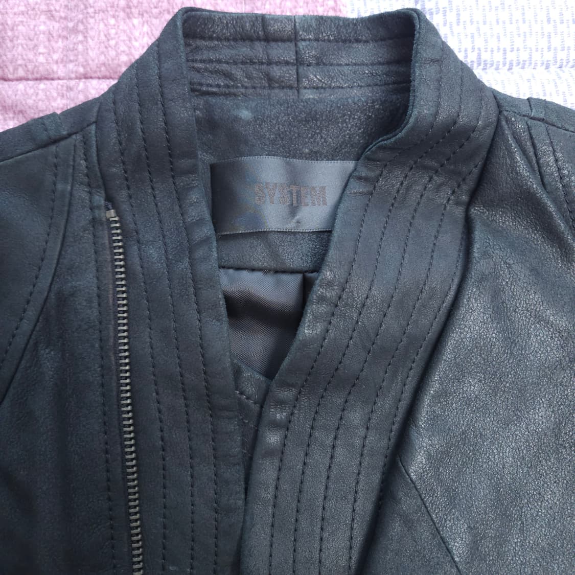 시스템 여성 양가죽 라이더 자켓 82-94-160 상품이미지7