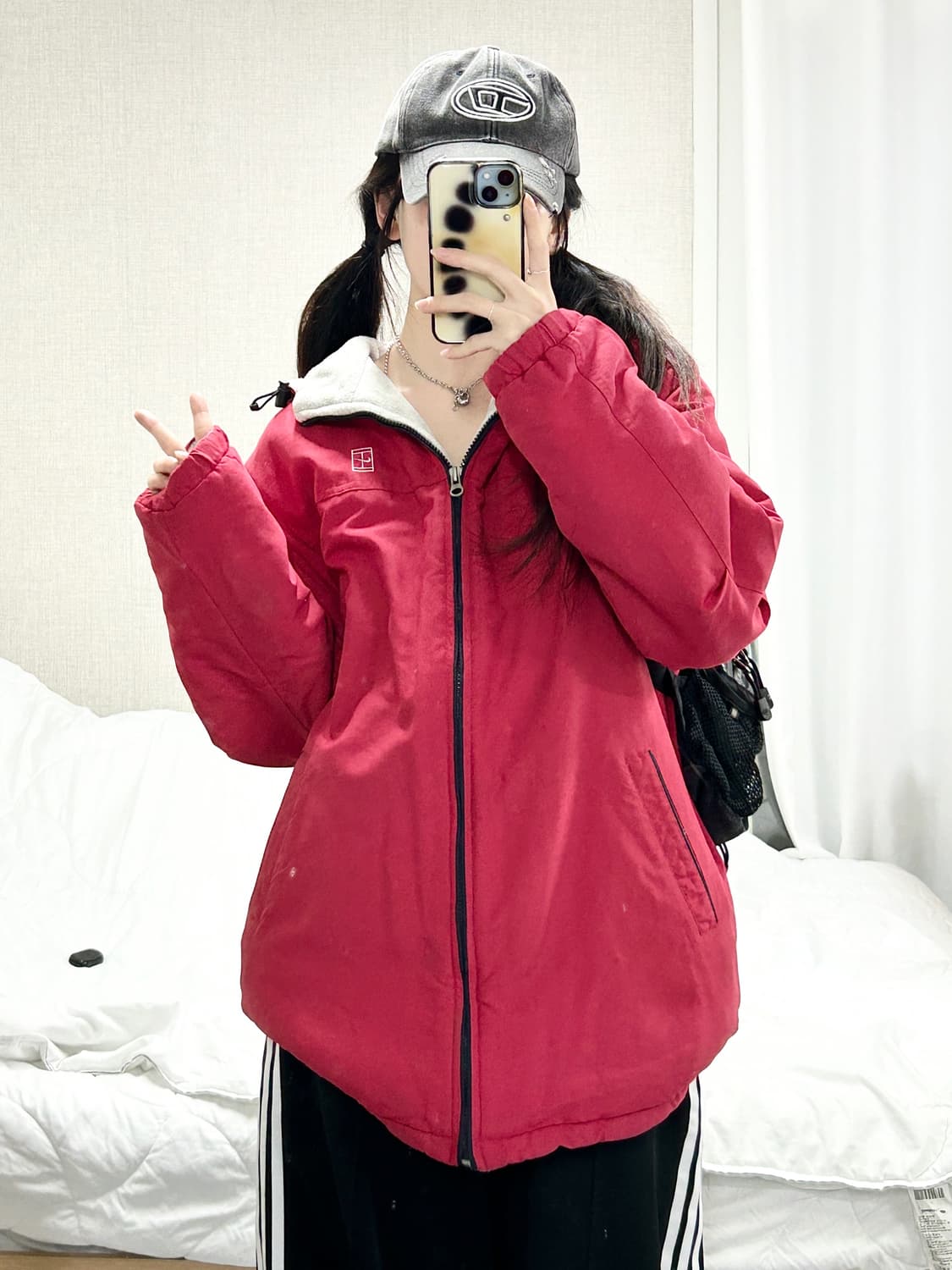 나이키 00’s 빅로고 리버시블 점퍼 상품이미지2