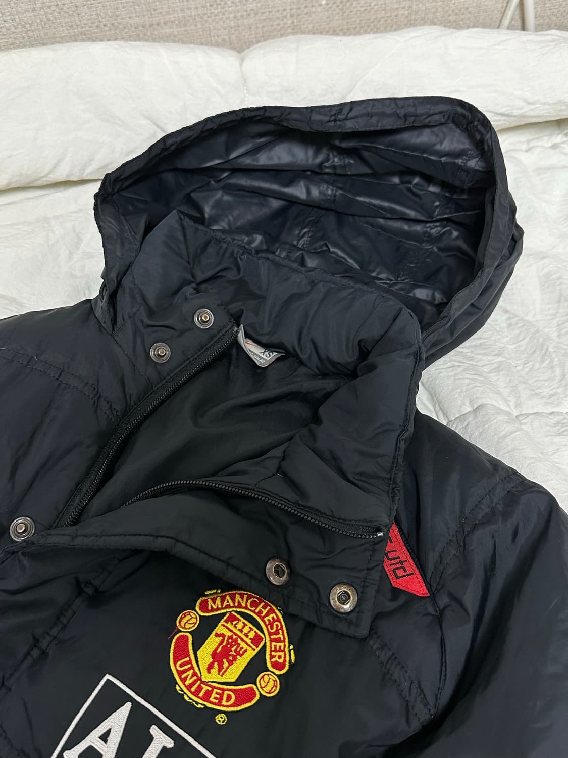 황유시절 AIG 나이키 맨유 패딩 미디움 축구 상품이미지6