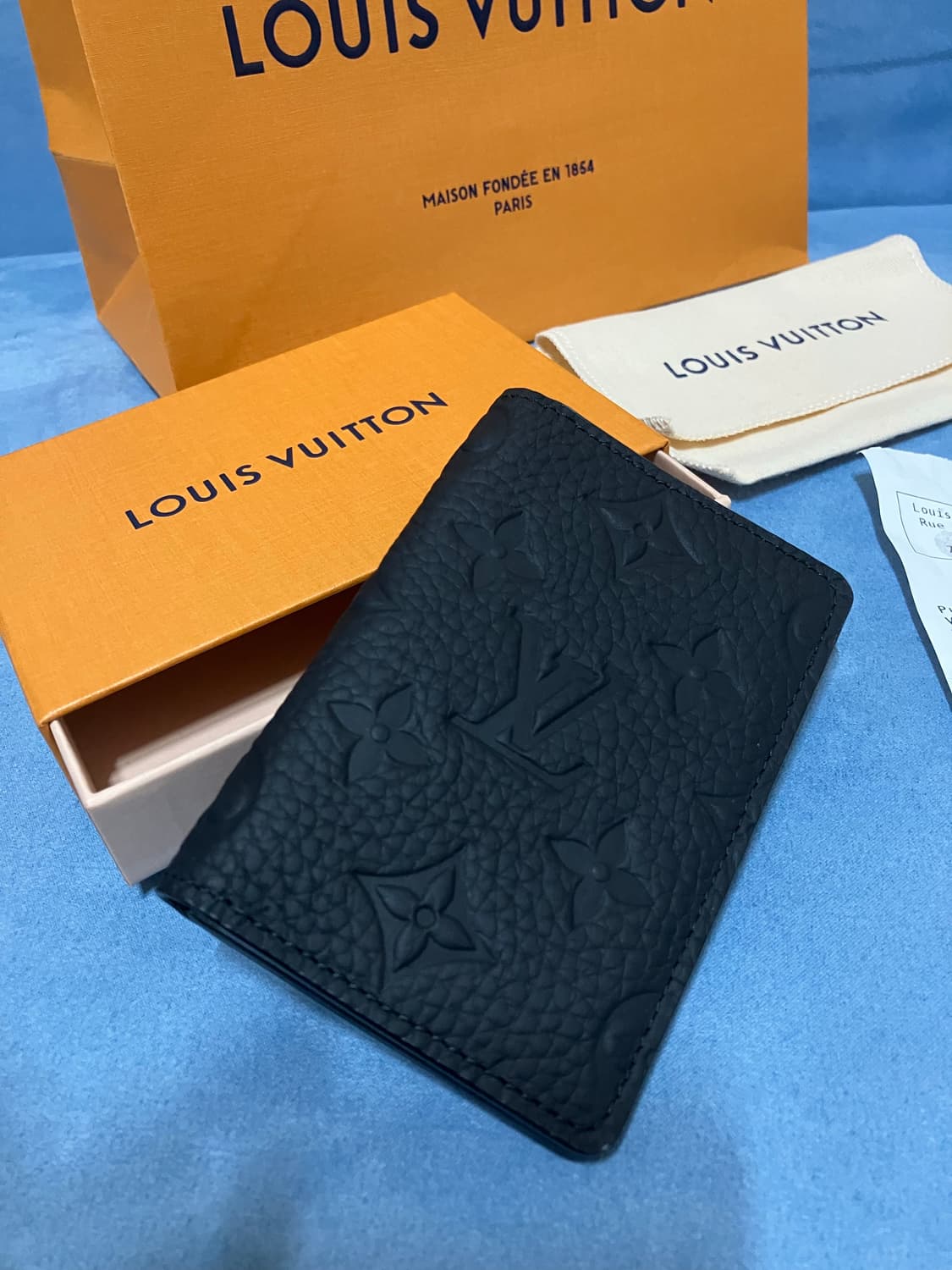 새상품) 루이비통 포켓 오거나이저 카드지갑 토뤼옹 블랙 M69044 상품이미지1