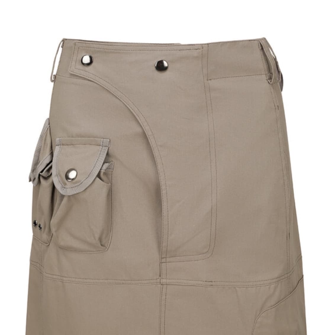 나체 스트랩 카고 맥시 롱스커트 베이지 상품이미지7