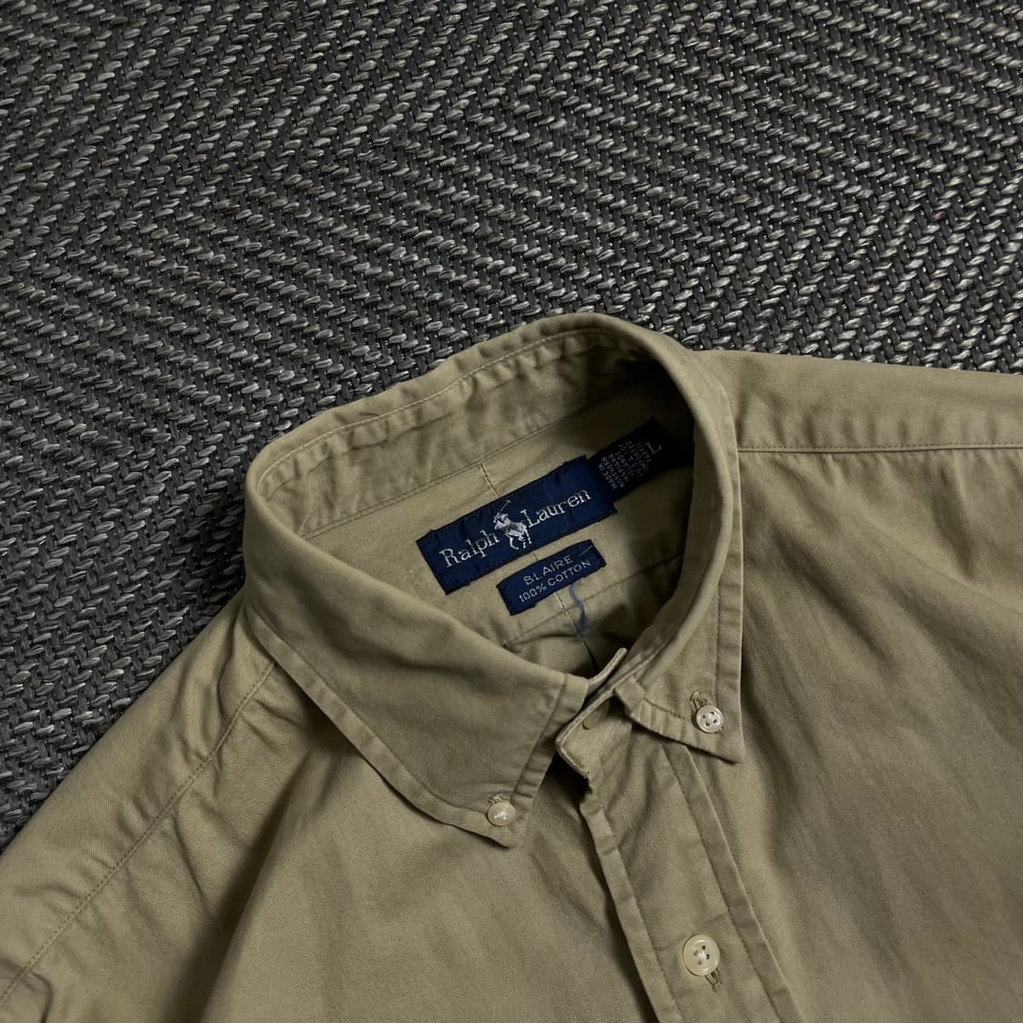 폴로 랄프로렌 포니 로고 옥스포드 셔츠 베이지y 3996 상품이미지6