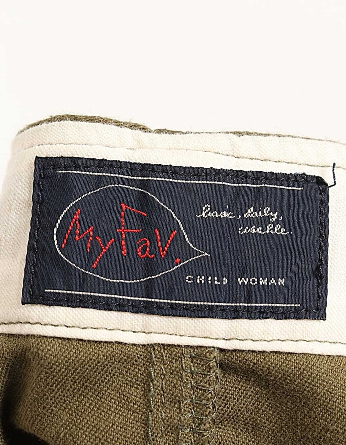 My FaV. CHILD WOMAN Military Skirt  상품이미지8