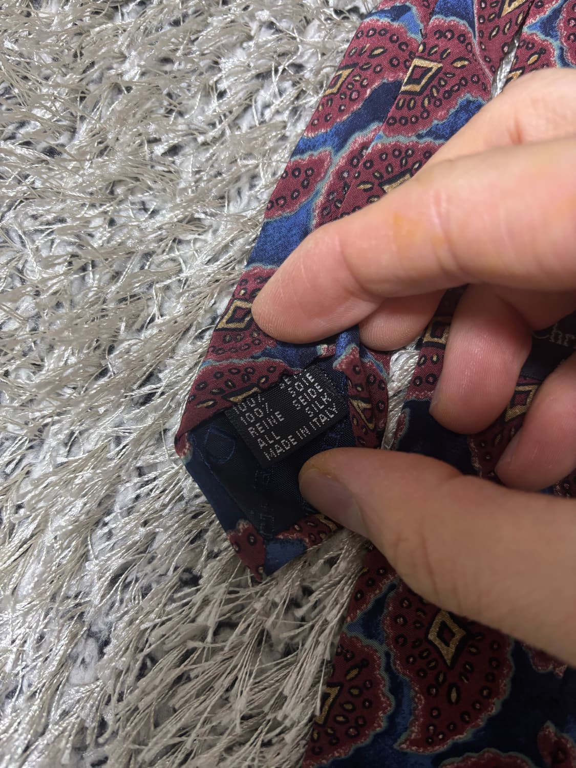 이태리제 디올 100프로 실크 넥타이 상품이미지4