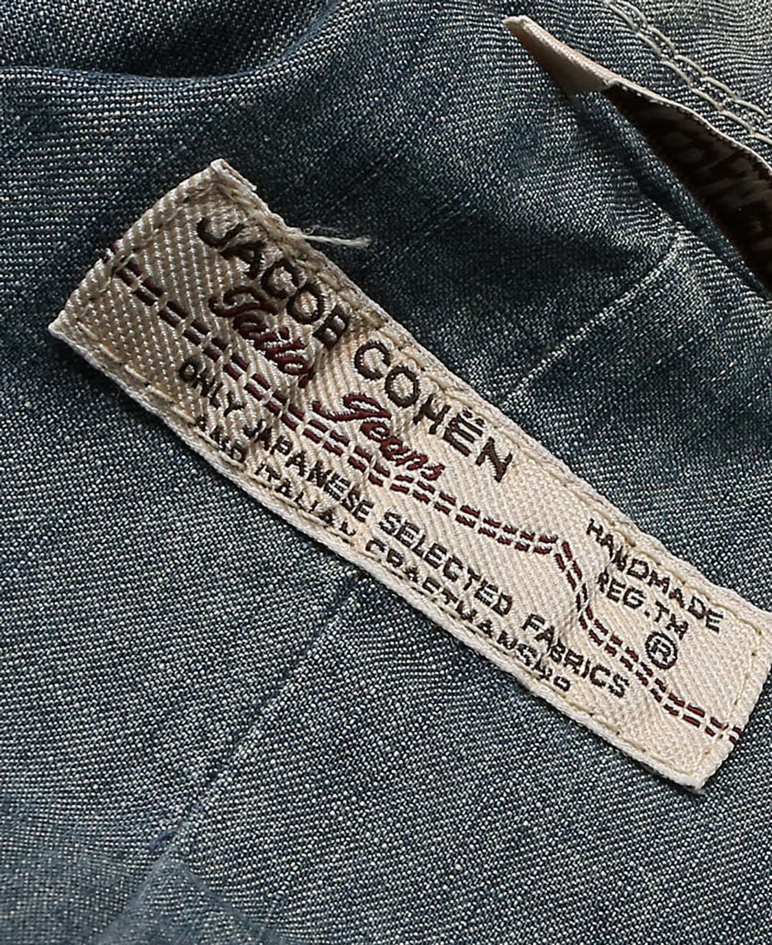 야콥 코헨 [Jacob Cohen] 빈티지 워싱 이태리 데님 사파리 자켓 상품이미지9