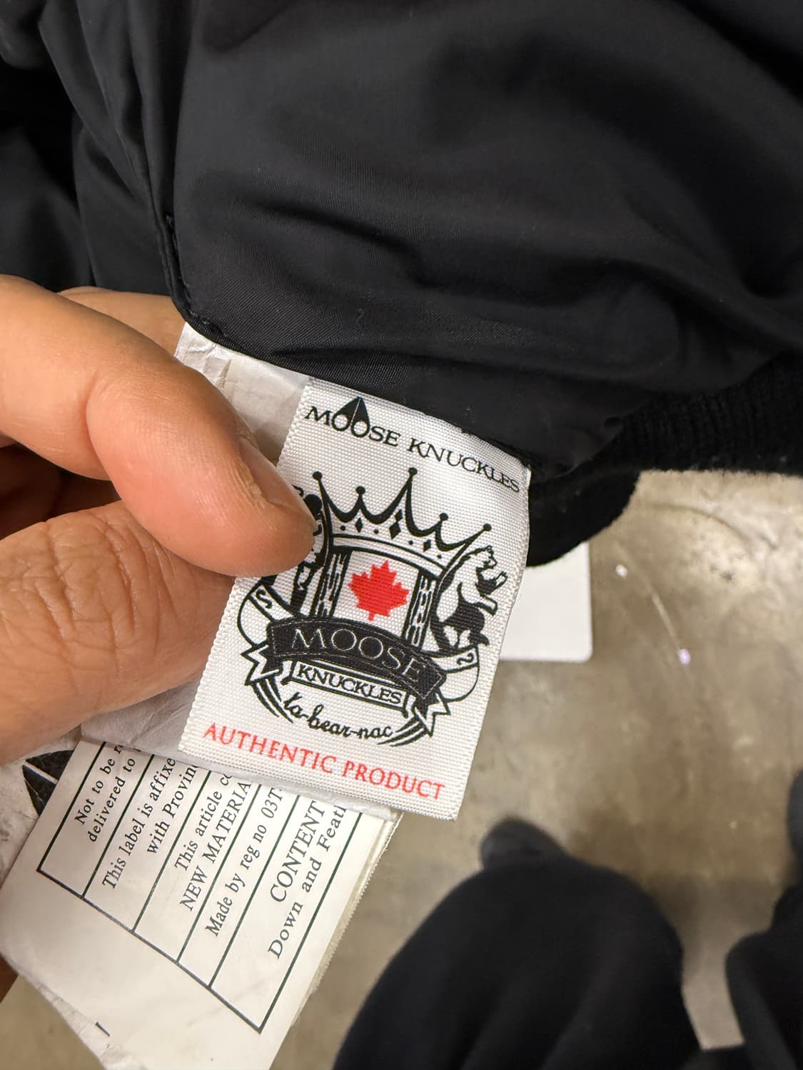 무스너클 정품 여성 봄버 패딩 아이보리 스몰 상품이미지7