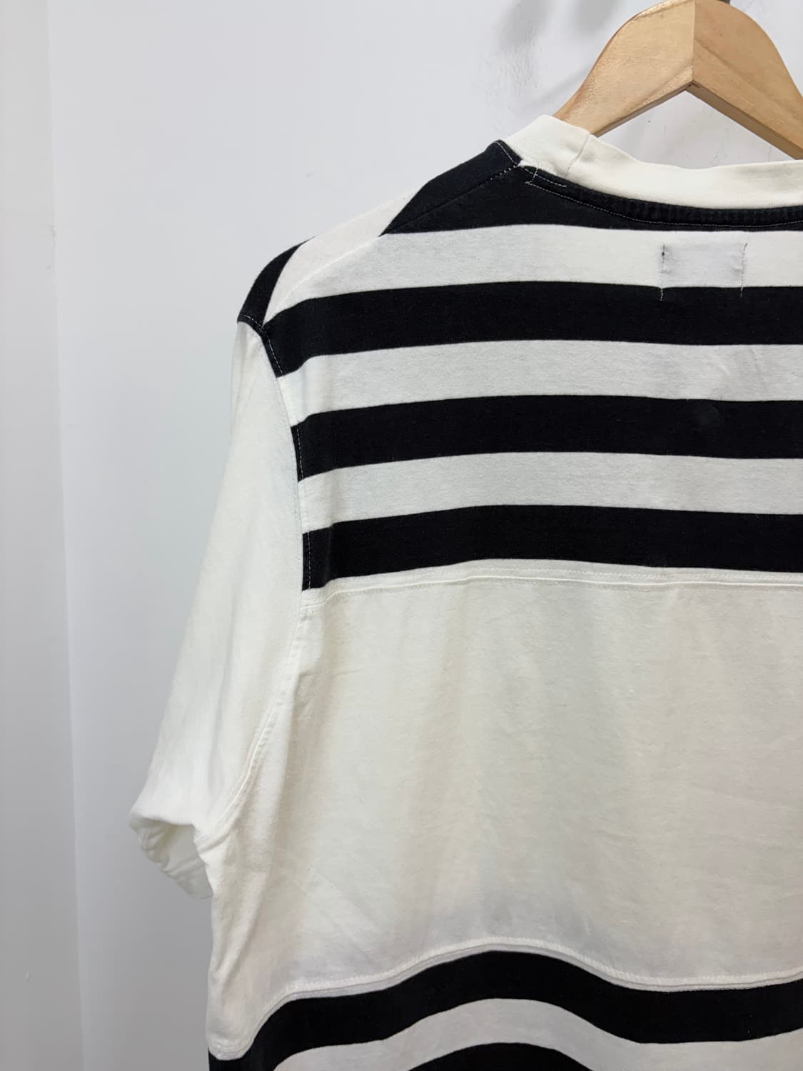 00s Stussy Authentic 스트라이프 반팔 티셔츠 상품이미지9